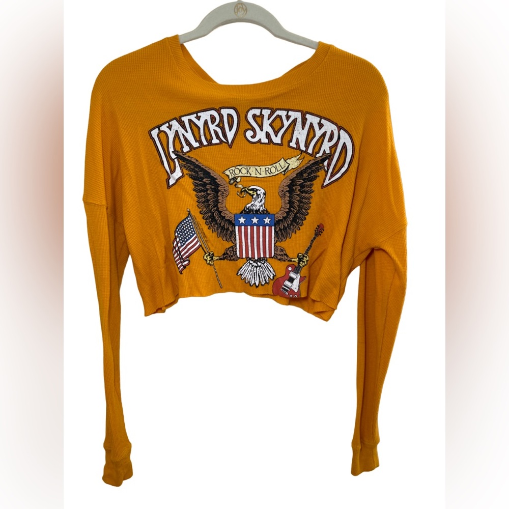 Forever 21 Lynyrd Skynyrd Graphic Crop Top Women Size Small
Mustard Long Sleeve